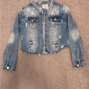 Distressed Denim Jacket